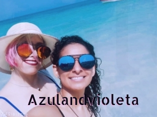 Azulandvioleta