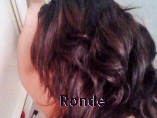 Ronde